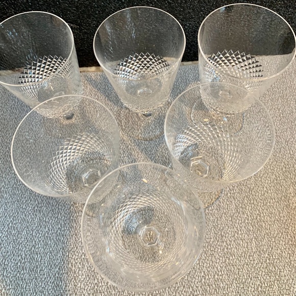 COPY - Mid-Century Modern Crystal Stemware Barware Cocktail Wine - Set of 6 - Picture 5 of 7